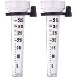 Relaxdays Regenmesser 2er Set