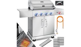 Edelstahl-Gasgrill