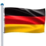 Aufun Aluminium Fahnenmast mit Umlenkrolle