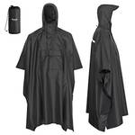 Awha Regenponcho Schwarz/Unisex