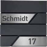 AlbersDesign Personalisierter Design Briefkasten RAL7016