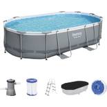 Bestway Power Steel Aufstellpool Komplett-Set