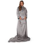 Blumtal Kuscheldecke mit Ärmeln und Fußtasche