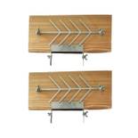 Flammlachsbrettl Räucherbrett klein