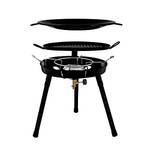 Gas Bullet Gasgrill mit Wok