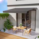 Homedemo Gelenkarmmarkise mit Handkurbel