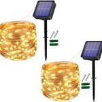 Solar-Lichterkette außen