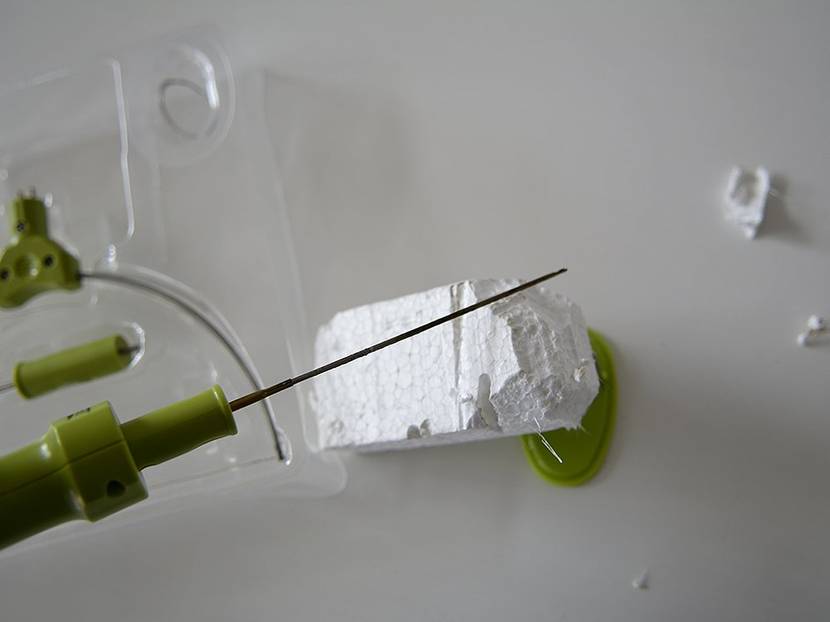 Styropor und Schneider