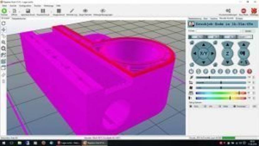 Slicer berechnen die Verfahrwege und erstellen das Programm