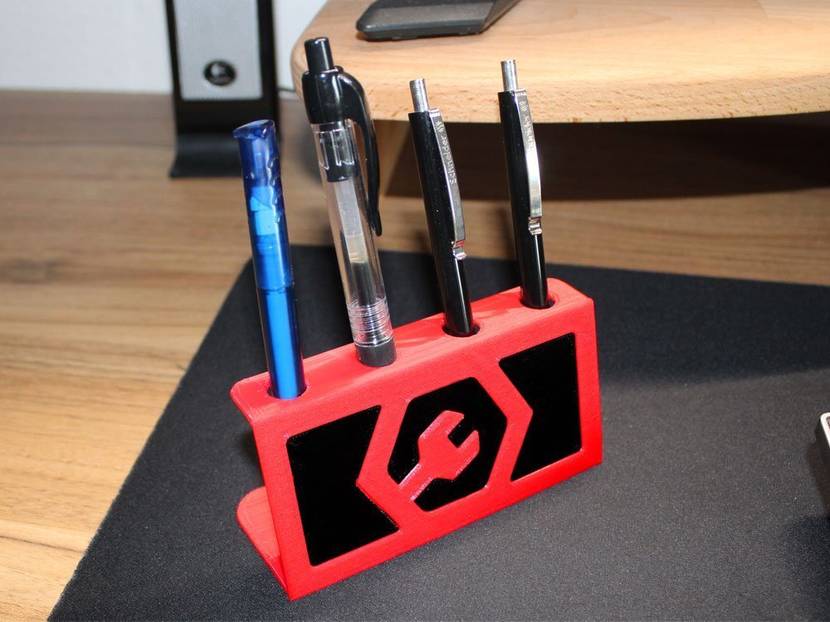 Kugelschreiberhalter aus dem 3D-Drucker