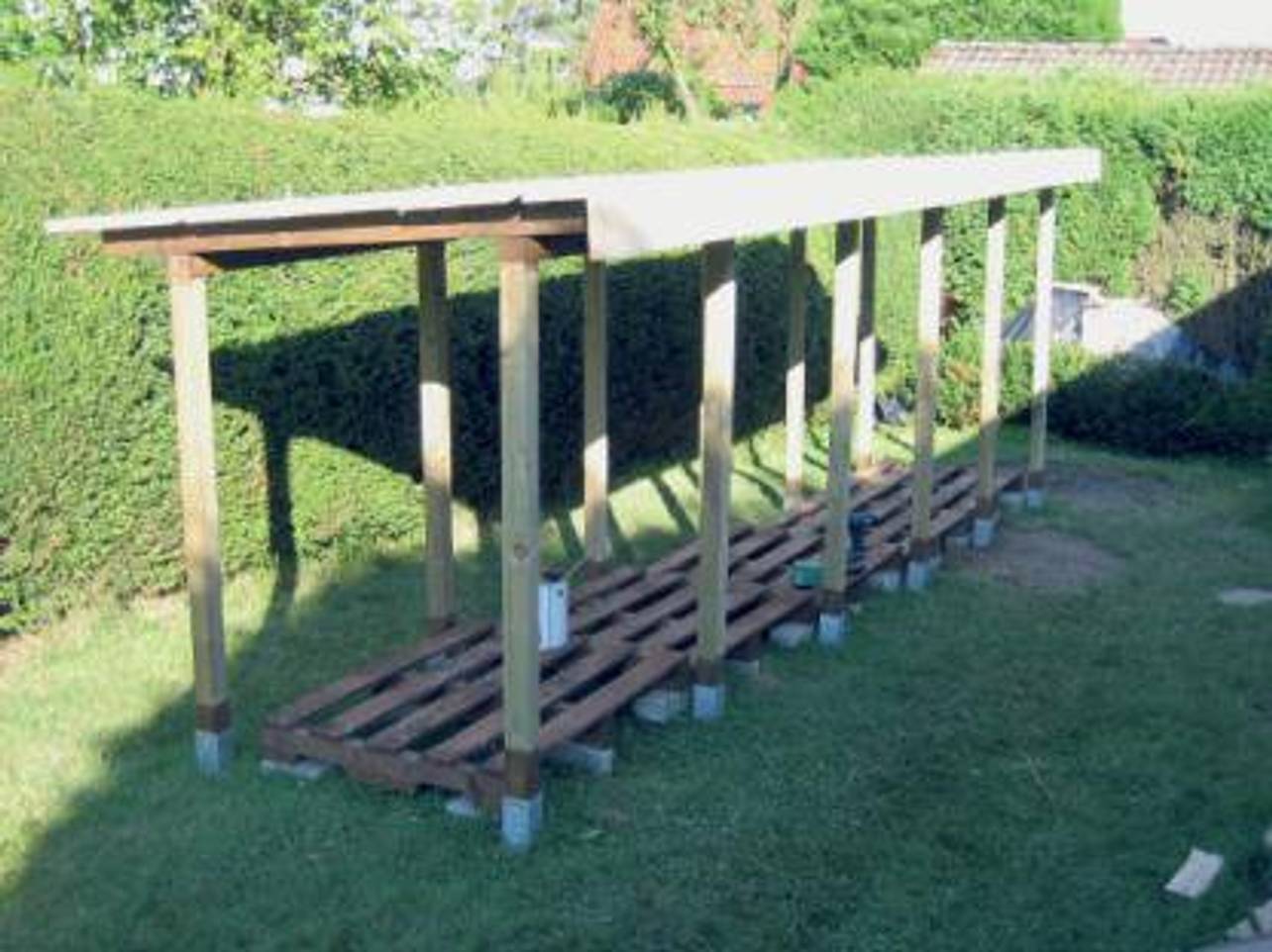 Holzunterstand Selber Bauen