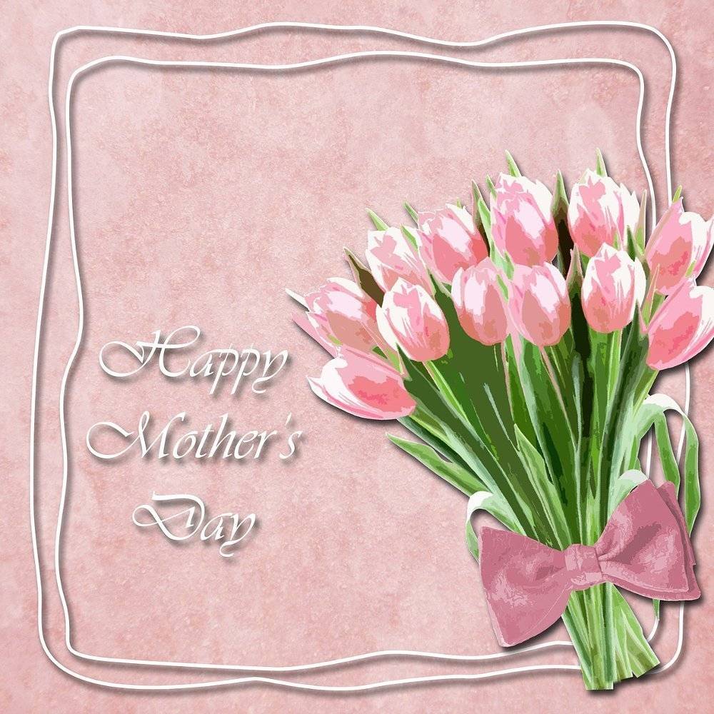 Muttertagskarte Tulpen