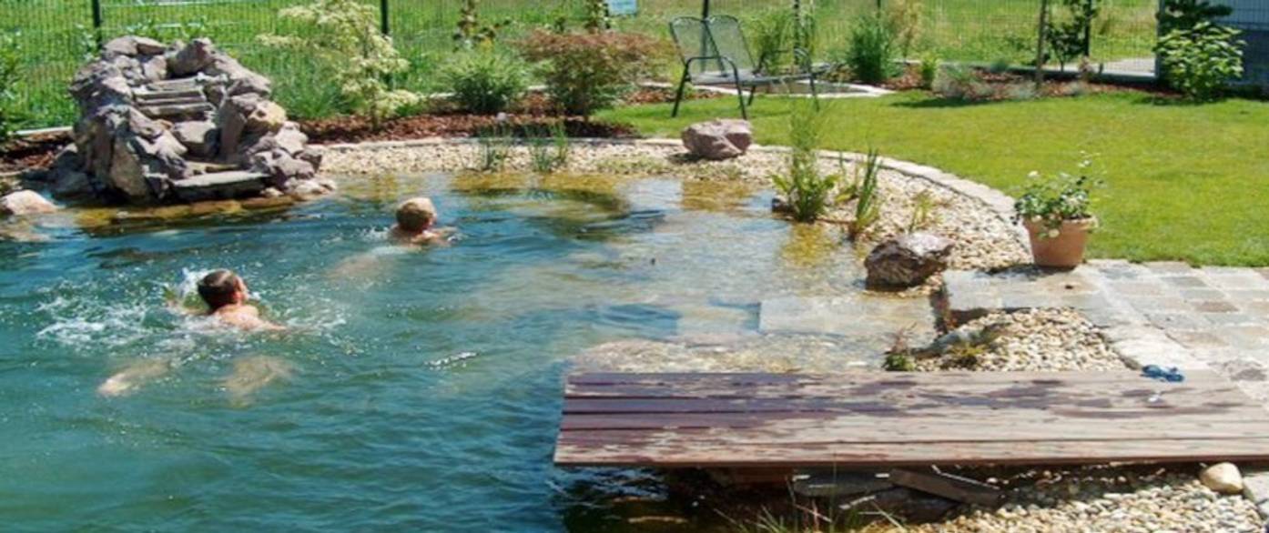Badeteich im eigenen Garten Schwimmteiche als privater Badesee