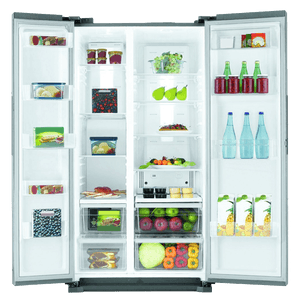Side-by-side kühlschrank, großer Kühlschrank, Amerikanischer Kühlschrank