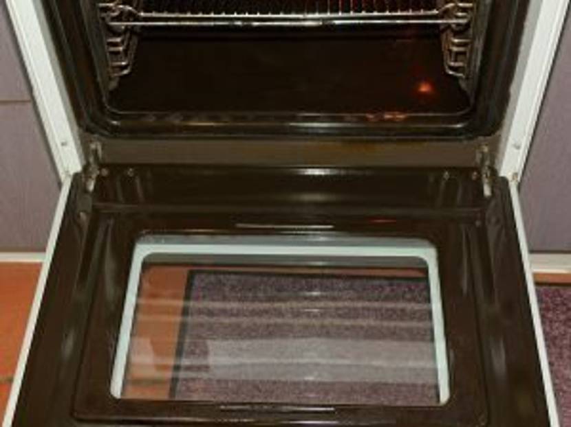 sauberer backofen