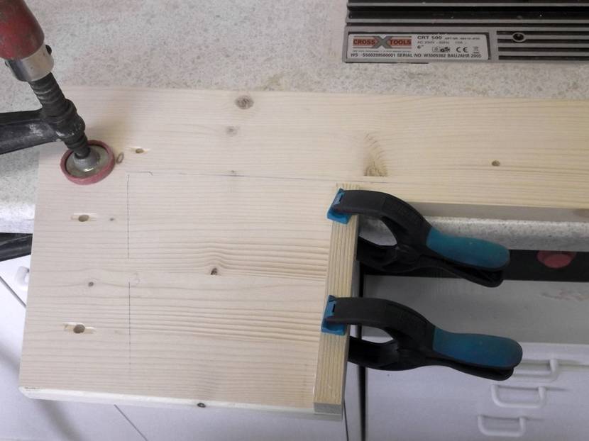Leimholz versteifen