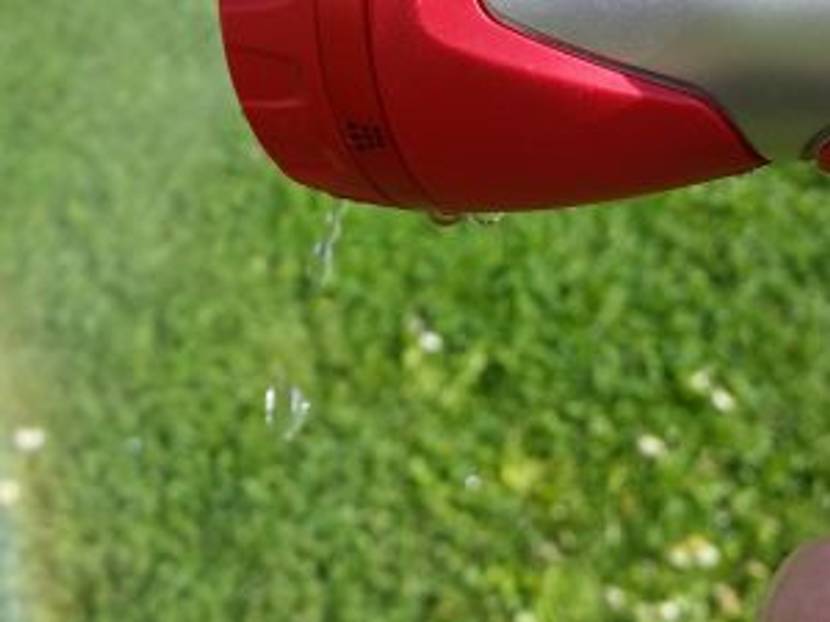 Gartenbrause undicht
