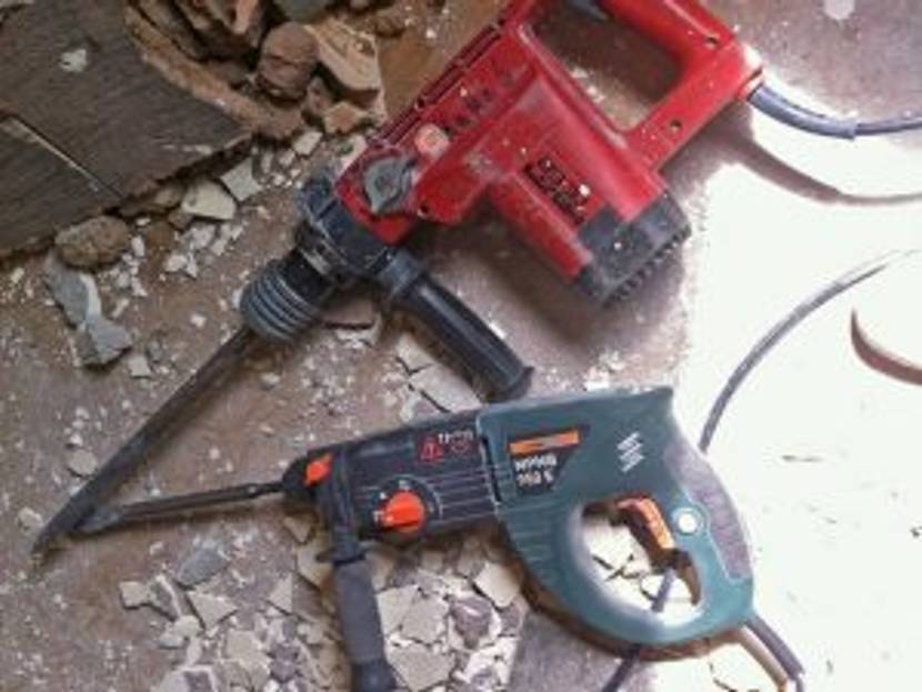 Bohr- und Stemmhammer mit SDS-Plus und SDS-Max-Futter