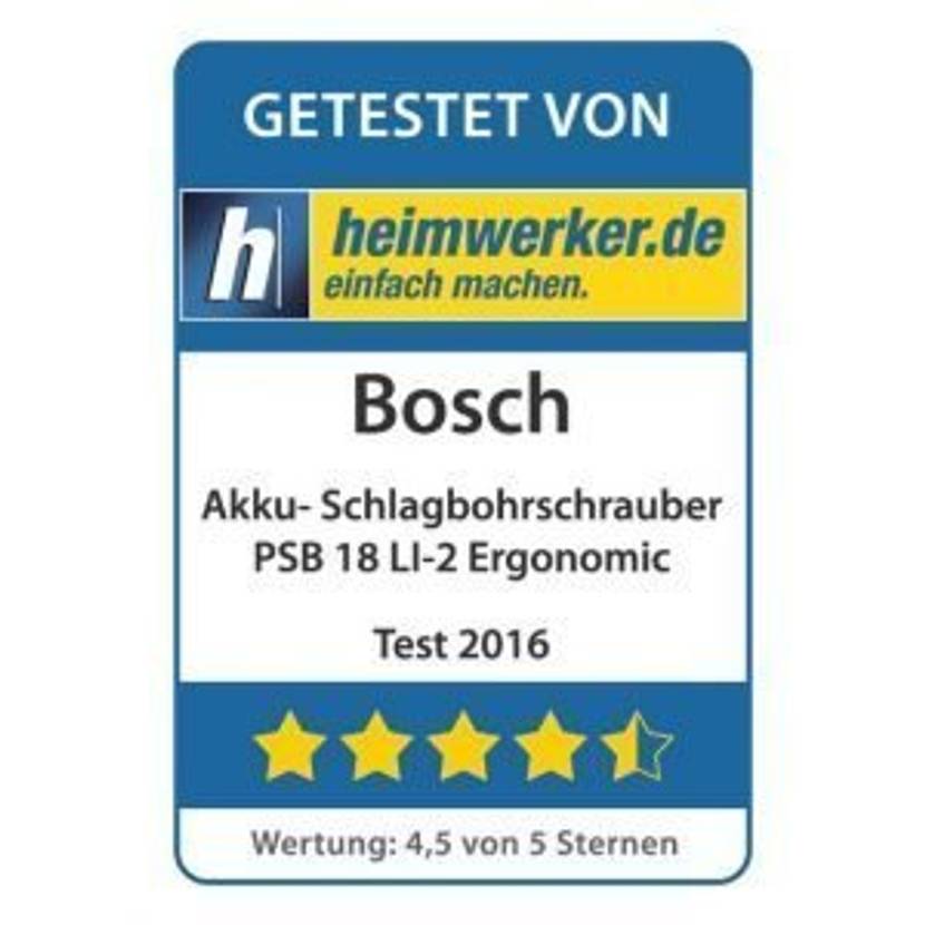 Test-Bewertungs-Emblem von heimwerker.de