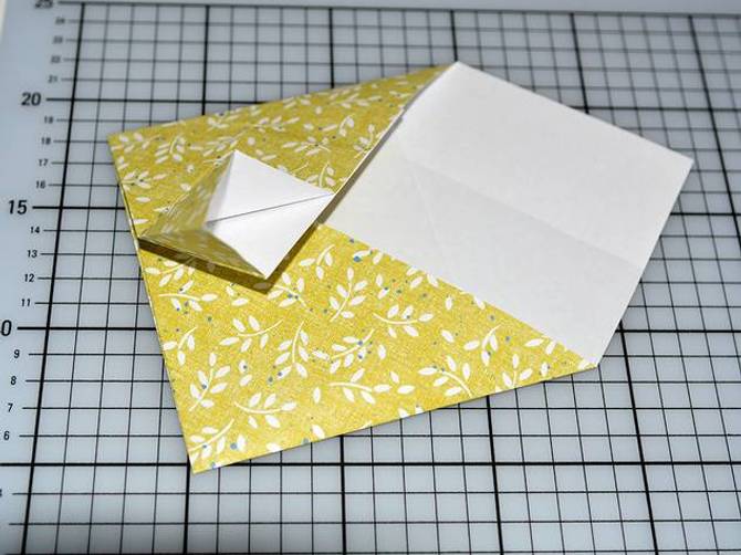 Briefumschlag selber falten - heimwerker.de