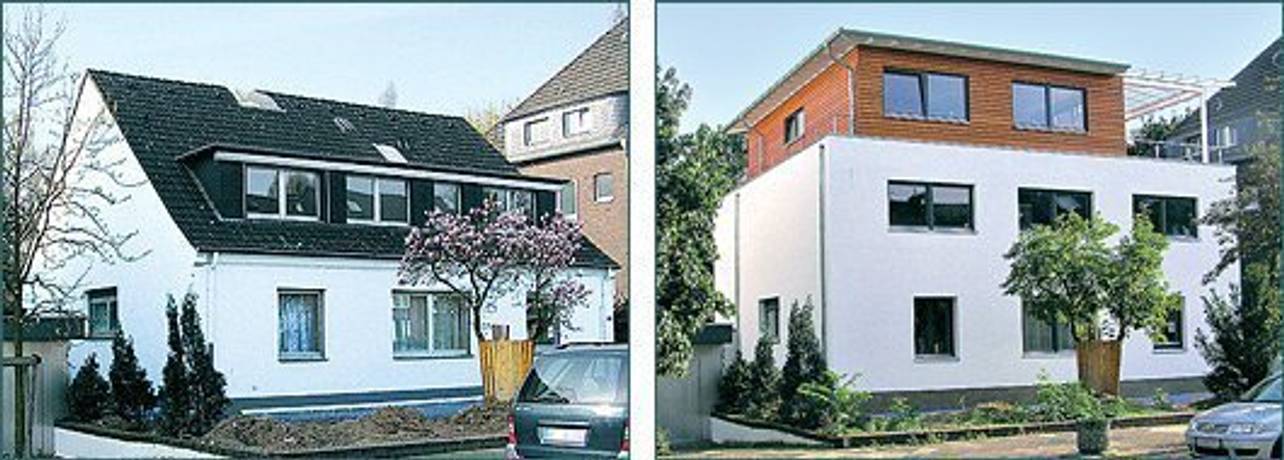 Haus Aufstocken Vorher Nachher