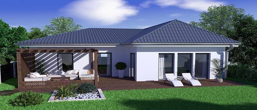 Bungalow mit Garten