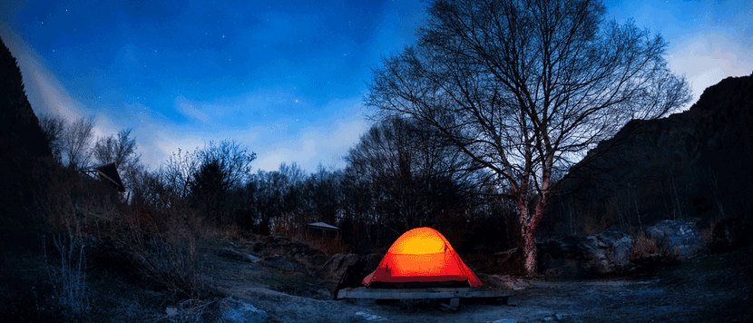 Campinglampe Test