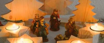 Adventskranz aus Holz – Bauanleitung