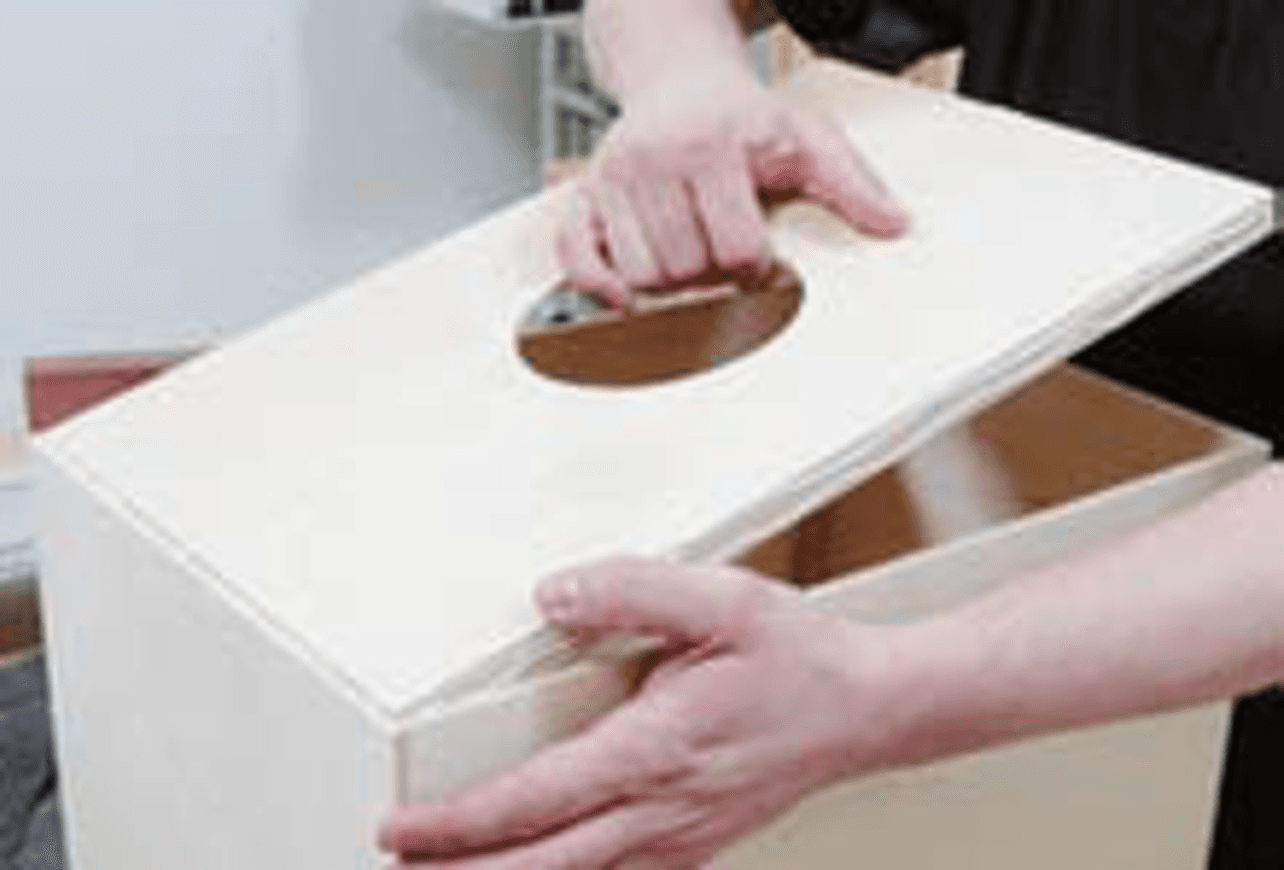 Cajon bauen Bauanleitung heimwerker.de