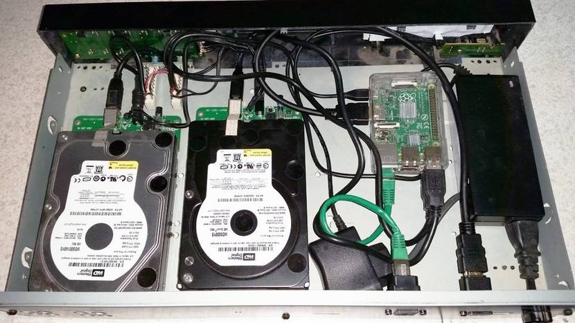 Möglicher Aufbau eines Datenservers mit Raspberry Pi