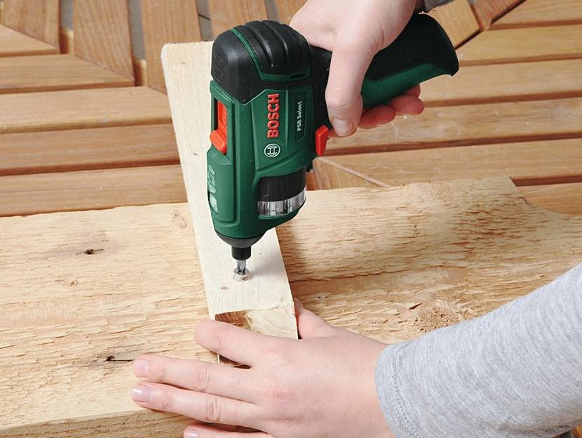 Sitzbank bauen Schritt 4