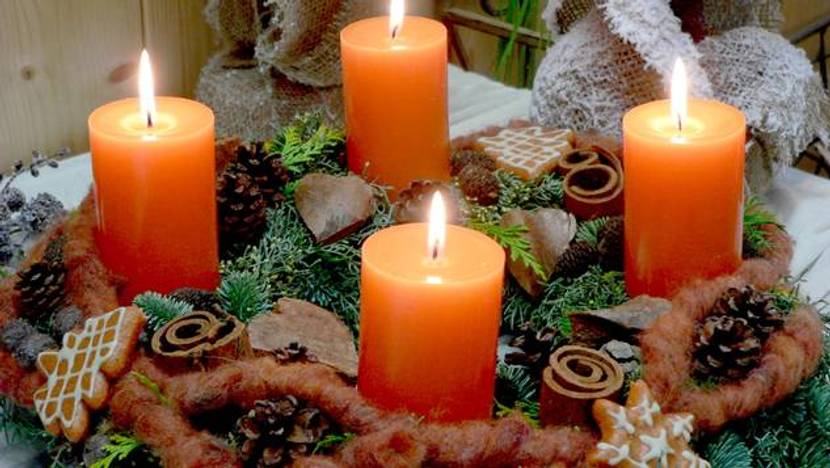 Adventskranz backen