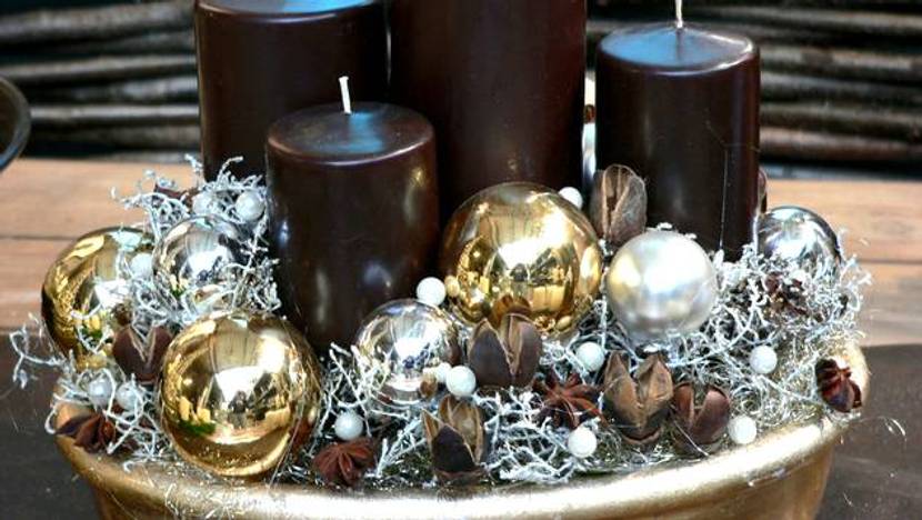 Edler Adventskranz