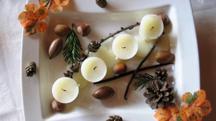 Adventskranz ohne Kranz