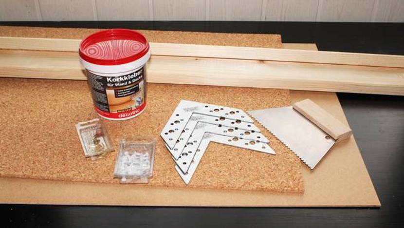 Arbeitsmaterialien für die Pinnwand