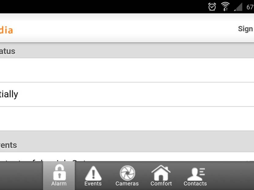 Alarmanlage mit App