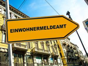 Schild 285 - Einwohnermeldeamt