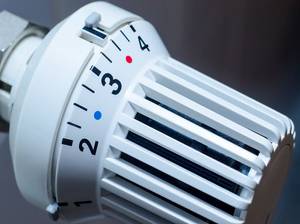 Close Up Of Heating Thermostat