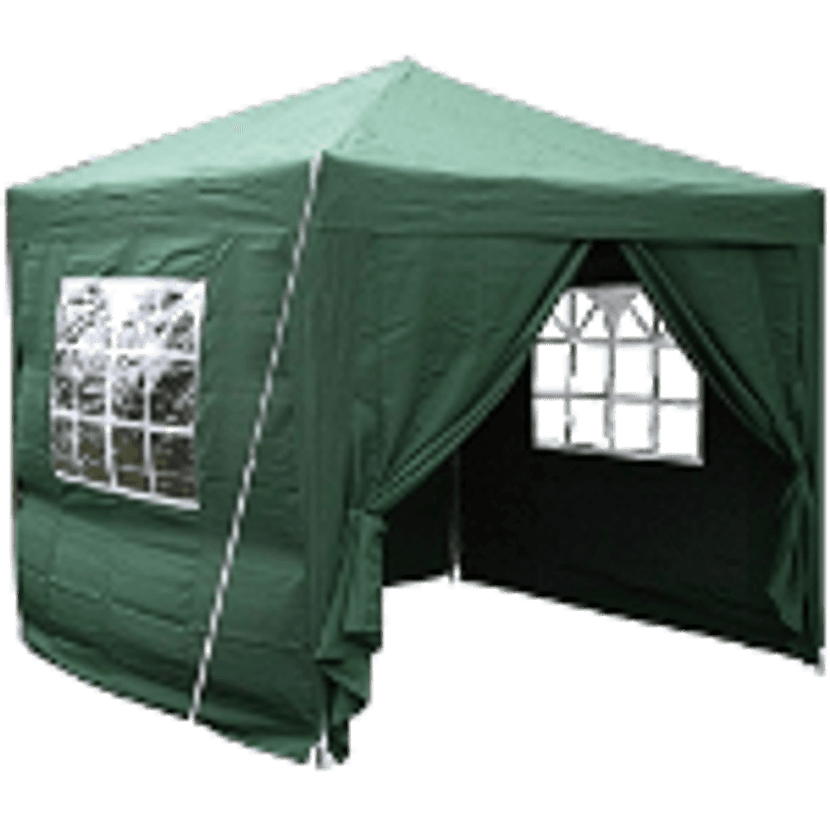 Faltpavillon für unkomplizierten Aufbau.