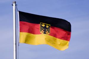 deutschlandflagge mit ausleger