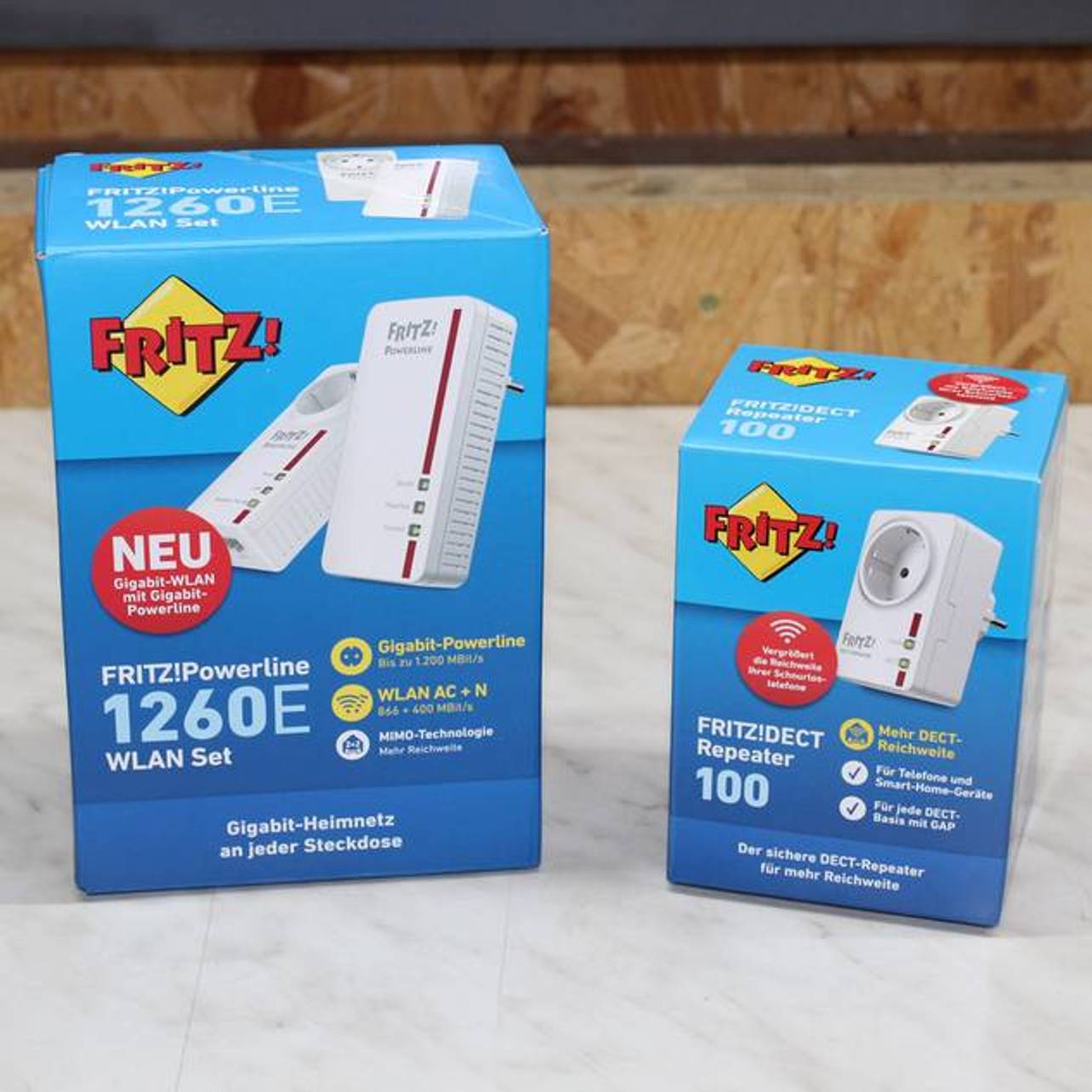 PowerlineAdapterTest FRITZ!Powerline 1260E WLAN Set und FRITZ!DECT Repeater 100 heimwerker.de