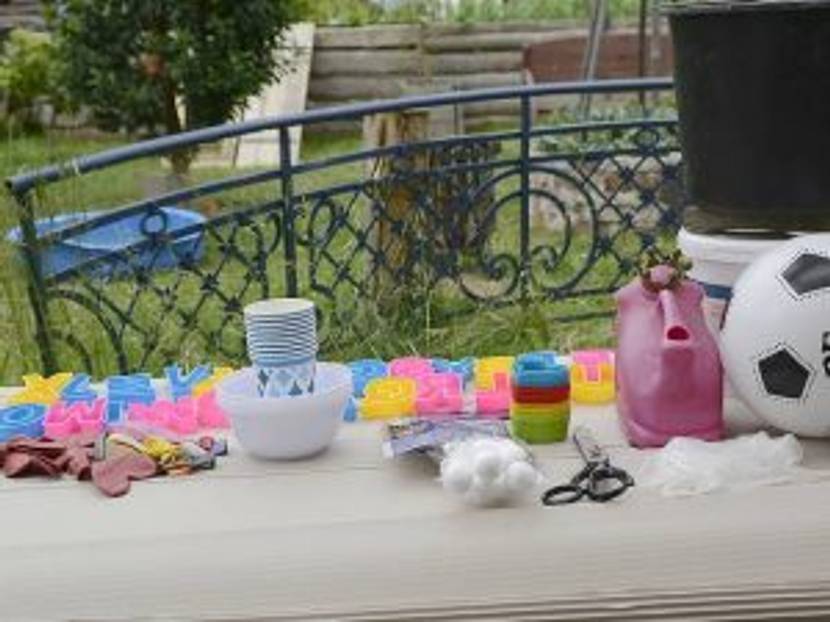 gartendeko basteln aus Beton