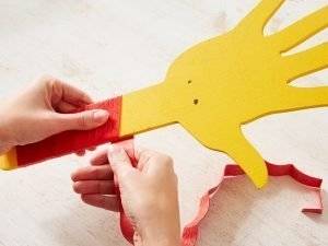 Handgriff mit klebeband umwickeln