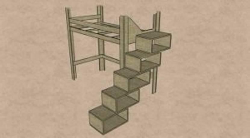 seitenansicht hochbett