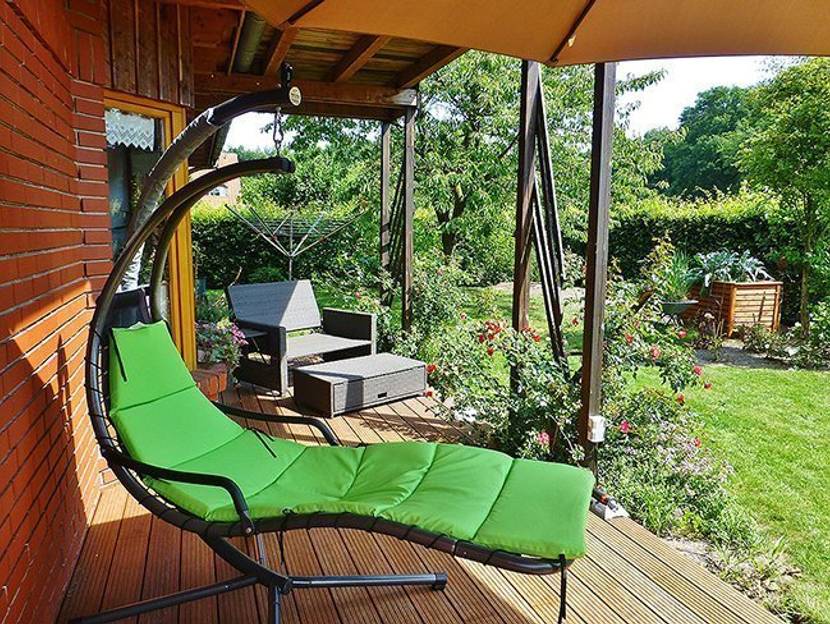 gepflegte Bangkirai Terrasse