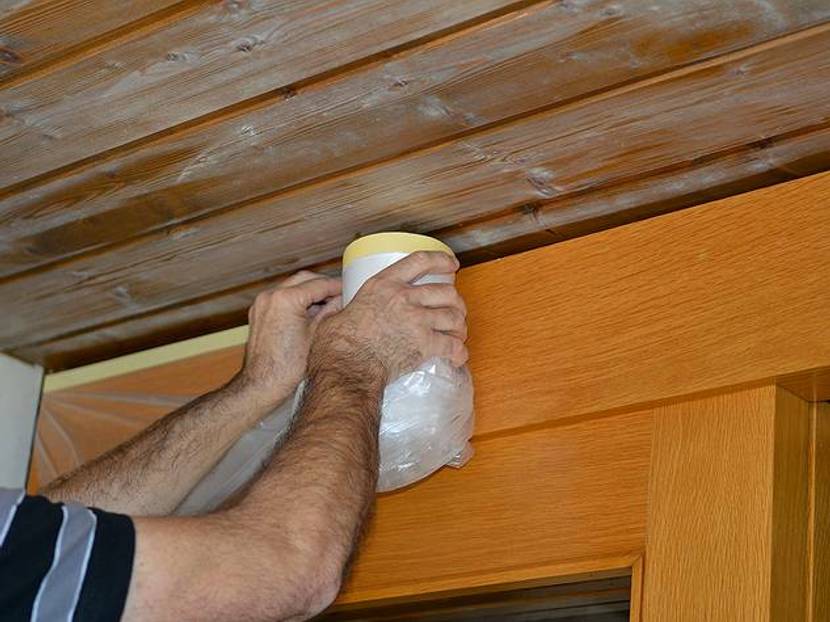 Angrenzende Flächen exakt abkleben