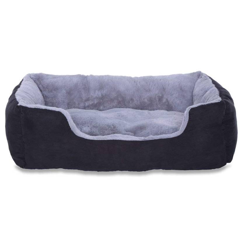 hundebett-grau