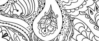 &amp;quot;Schwarz und Weiß - Schmetterling&amp;quot; Malvorlage für Erwachsene