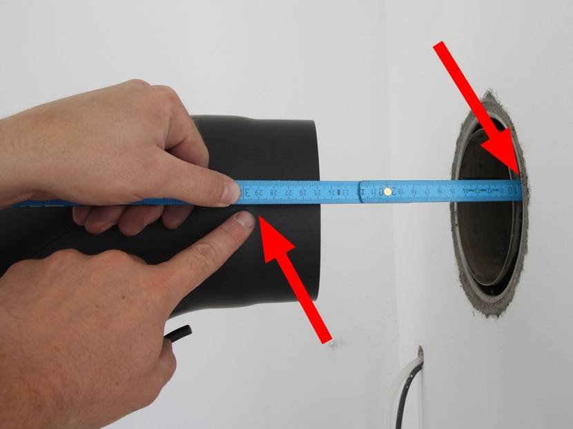 Exakten Abstand bestimmen.