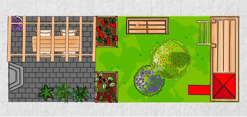 kleinen-garten-gestalten-familie-spieleturm